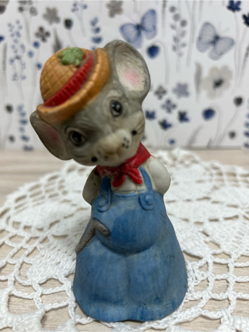 Vintage JASCO Critter Bell Mouse Figurine 1980s